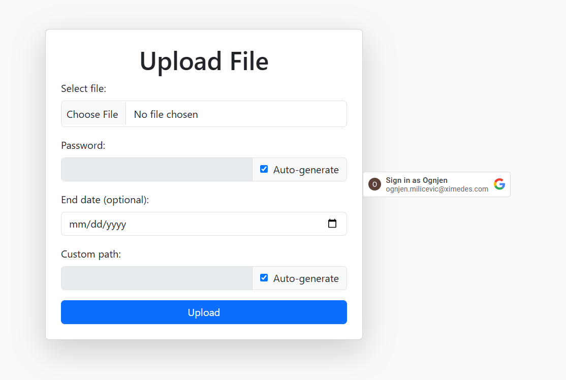 File Upload Process